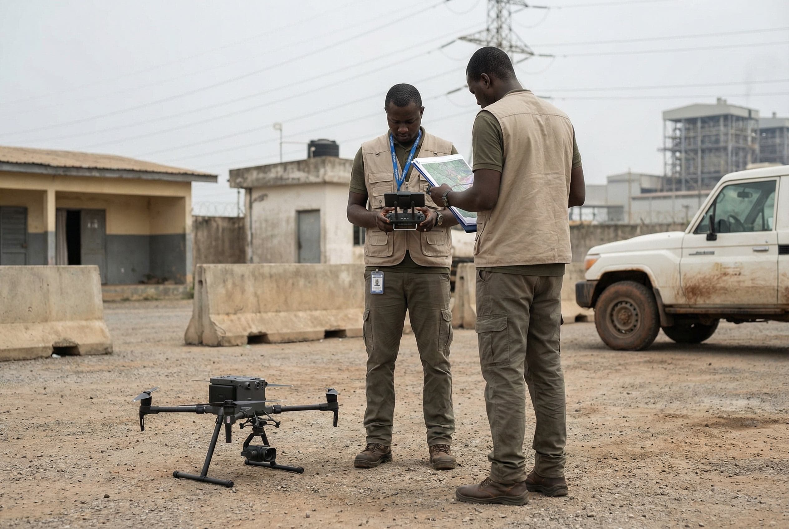 Drone monitoring interface